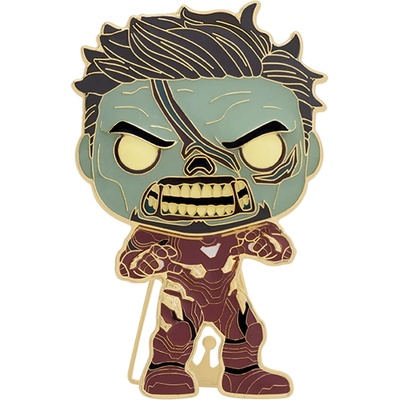 Funko Значка Funko POP! Marvel: What If…? - Zombie Iron Man (Glows in the Dark) #20 (081040)