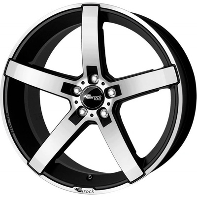 Brock B35 9x20 5x115 ET38 matt black polished