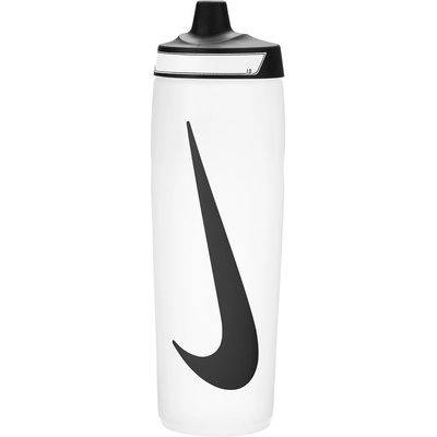 Nike Refuel Water Bottle 24oz - White/Black