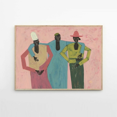 Moikka Plagát Three Sisters by Ibi Meier-Oruitemeka 21x29,7 (A4)