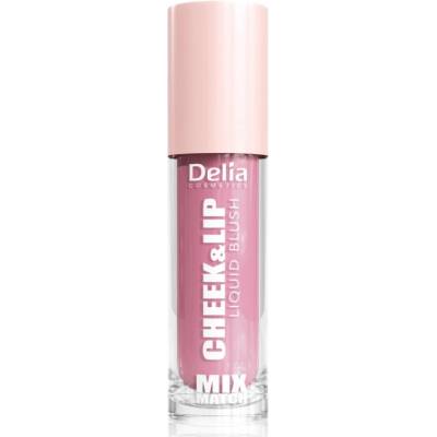 Delia Cosmetics Mix&Match Cheek & Lip Liquid Blush tekutá lícenka na pery a líca 04 4 ml