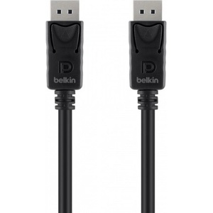 Belkin Кабел DisplayPort към DisplayPort с поддръжка на 4K (300 см) - Belkin DisplayPort 1.2 to DisplayPort 1.2 Cable (черен) (F2CD000bt3M)