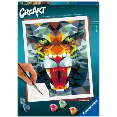 Ravensburger 236268 CreArt Polygonový tygr