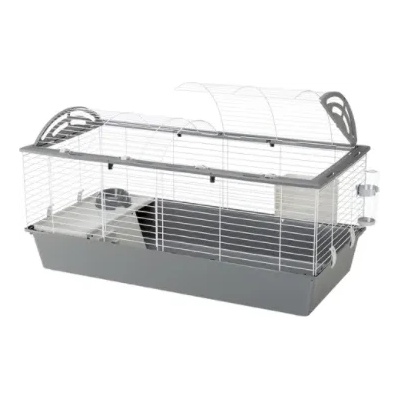 Ferplast - Cage Casita 120 - Оборудвана клетка за зайци, морски свинчета и други гризачи - 119 х 58 х 61 см