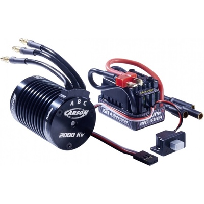 Carson BL Set Dragster Turbo 2.0 2000KV for 1/10