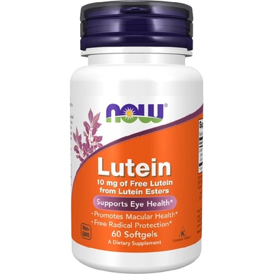 NOW NOW Lutein Esters 10mg, 60 Softgels