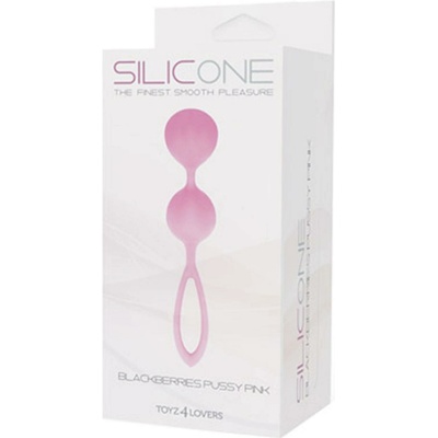Toyz4lovers Guličky-PALLINE BLACKBERRIES PUSSY SILICONE PINK