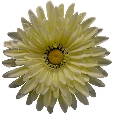 Umelá gerbera bledožltá 15 cm