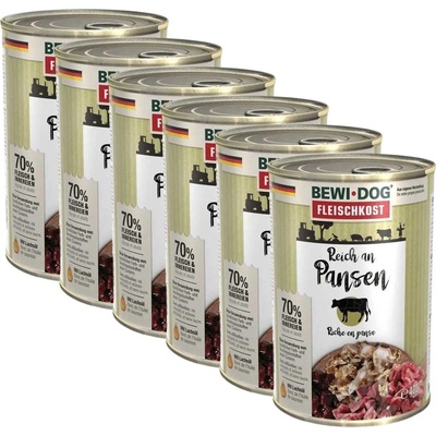 Bewi Dog консерви - Говежди стомаси, 6 x 400г