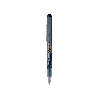 Pilot Писалка Pilot Fyldepen V-Pen сребърна с капачка черна (SVP-4M-B)