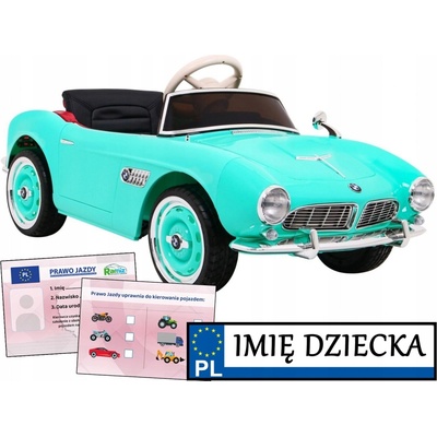 RKToys elektrické auto BMW 507 Retro zelená
