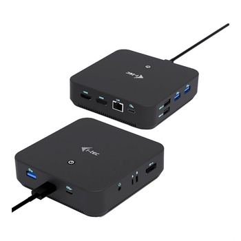 Image 1 of i-tec USB-C DP Dual HDMI Docking Station with Power Delivery 100 W Жичен USB 3.2 Gen 2 (3.1 Gen 2) Type-C Черен (C31TRIPLEVIDEODPPRO)