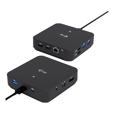 i-tec USB-C DP Dual HDMI Docking Station with Power Delivery 100 W Жичен USB 3.2 Gen 2 (3.1 Gen 2) Type-C Черен (C31TRIPLEVIDEODPPRO)
