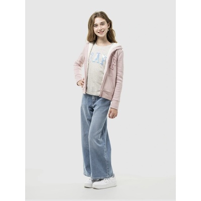 GAP detské džínsy High Rise wide-leg SuperSoft modrá