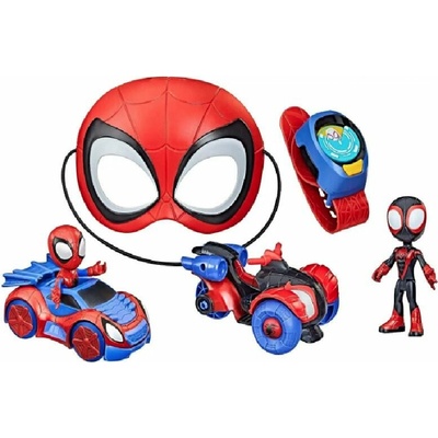 Hasbro Spidey a jeho úžasní přátelé – sada s vozidly a maskou F6691