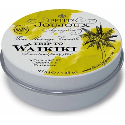 Petits JouJoux Massage Candle A trip to Waikiki Coconut & Pineapple 43ml