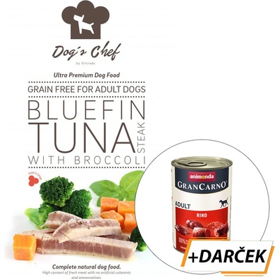 Dog's Chef Bluefin Tuna steak with Broccoli 6 kg