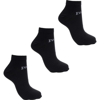 Image 1 of Everlast Мъжки чорапи Everlast 3 Pack Trainer Socks Mens - Black