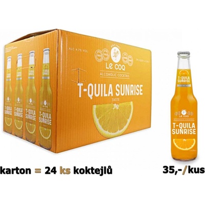 Le Coq Koktejl T-quila Sunrise 4,7% 330 ml (karton)