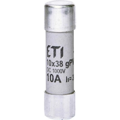 002625075 Pojistka válcová CH10x38 gPV 10A/1000V DC, ETI