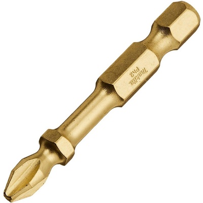 Makita Накрайник бит PH Philips кръстат с покритие Makita - PH 2, 50 mm, 1/4 inch (B-42874)