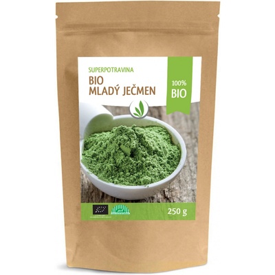 Allnature Mladý Jačmeň Bio Vegan prášok 250 g