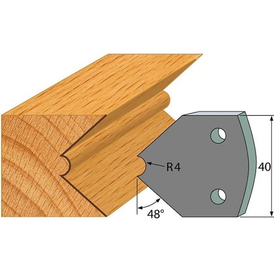 IGM Professional IGM Profil 080 - pár obmedzovačov 40x4mm SP F027-080