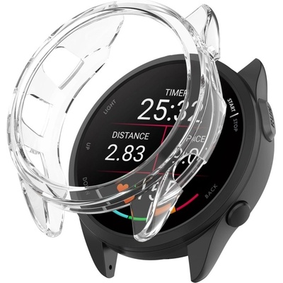 VSECHNONAMOBIL 75237 TPU HALF COVER Kryt pro Garmin Forerunner 165 / 165 Music průhledný