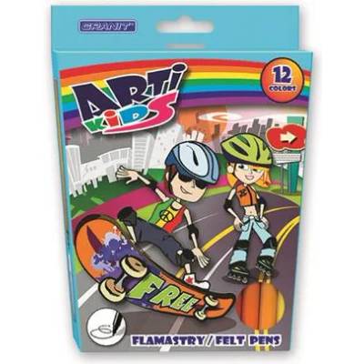 Комплект химикалки GRANIT "Arti Kids", 12 различни цвята FL12P00 (FL12P00)