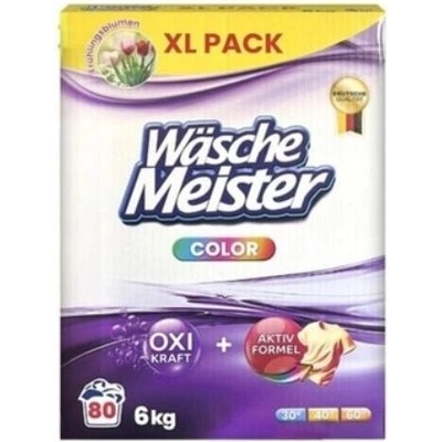 WascheMeister Color Oxi Kraft prášek na barevné prádlo 6 kg 80 PD
