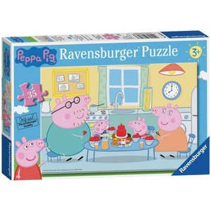Ravensburger Детски пъзел Ravensburger от 35 части - Време за семейство с Пепа Пиг (8628) - ozone