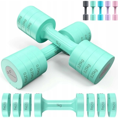 Sportneer Litinové činky 1 x 2 kg 2 ks