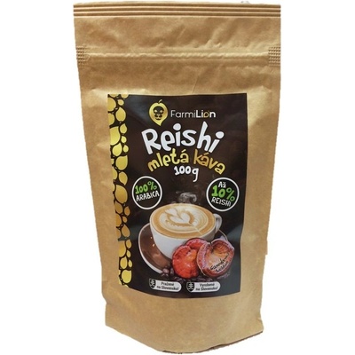 Farmilion Reishi mletá 100% arabica 100 g