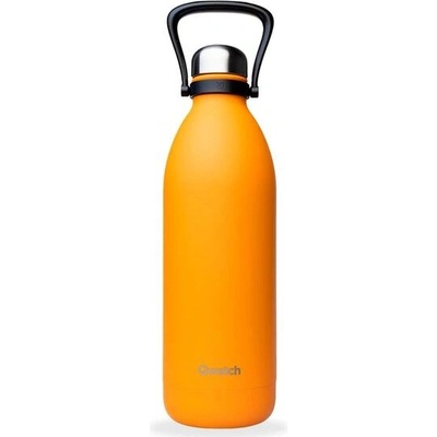 Qwetch cestovní láhev nerezová 1,5 l oranžová