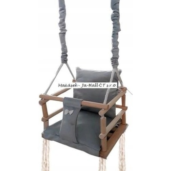 Kruzzel 18027 Interiérová houpačka 3v1 růžová