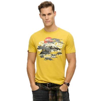 Тениска Superdry Vl Tokyo Relaxed Fit short sleeve T-shirt - Yellow (Oil Yellow)