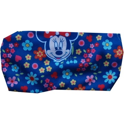 Minnie Mouse čelenka modrá bavlněná – Sleviste.cz