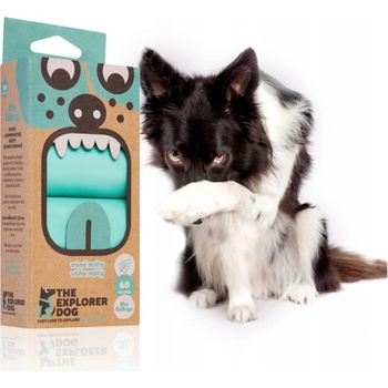 Explorer dog Vrecká na psie exkrementy s vôňou mäty 60 ks