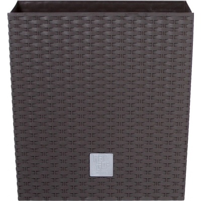 Prosperplast Kvetináč s vkladom Rato Low 20 cm umbra
