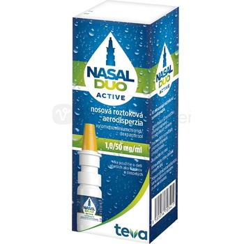 Nasal duo active 1,0/50 mg/ml aer.nao.1 x 10 ml/90 dávok