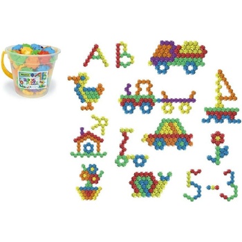Wader 41610 Kostky puzzle plast 88 ks v kbelíku