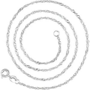 Silenti Jewelry Сребърен синджир "Сингапур