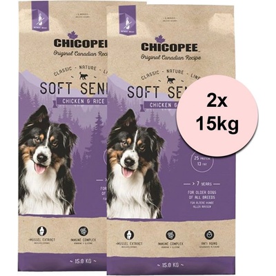 Chicopee Classic Nature Soft Senior Chicken & Rice 2 x 15 kg