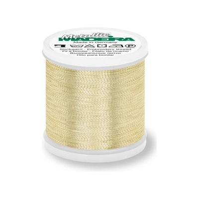 Vyšívací nit Madeira Metallic Brilliant 40 (1000m) barva gold 3