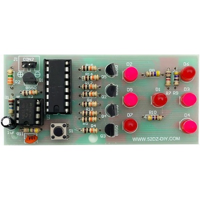 ELKIT SVBC2015 Elektronická hrací kostka s tlačítkem