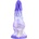 HISMITH HSA153 Silicone H-Plant Anal Dildo KlicLok 19cm Purple