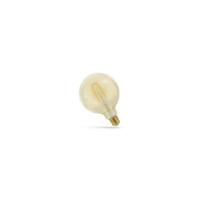 Wojnarowscy LED GLOB G125 E-27 230V 2W COG čip na skle teplá bílá 2700 3300K žluté světlo retro záře