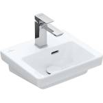 Villeroy & Boch Subway 3.0 - Умивалник за вграждане 37x31 см, с преливник, отвор за смесител, CeramicPlus, Stone White 437037RW (437037RW)