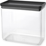 Brabantia Контейнер за съхранение на храна TASTY PLUS, 3, 5 л, тъмносив, пластмаса, Brabantia (BRAB229961)
