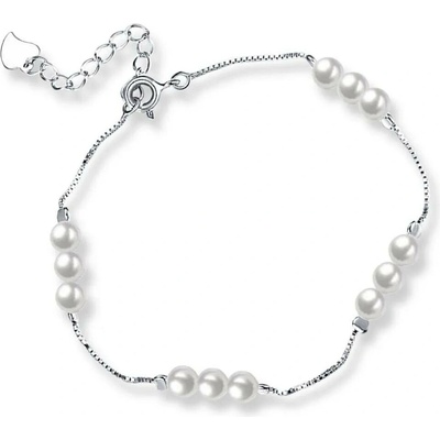 Elanis Jewel Stříbrný perlový náramek Pearl Beauty EJ00576